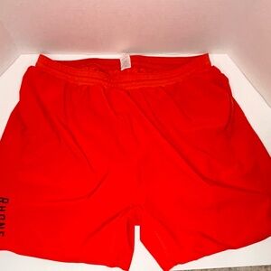 Rhone Red‎ Athletic Shorts Lightweight Elastic Waist